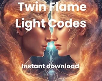 Twin Flame Light Codes | Twin Flame Journey Activation | Instant Download