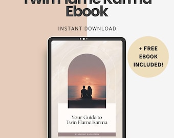 Twin Flame Karma Ebook | Connection Healing Guide | Twin Flame Journey Manual | Instant Digital Download