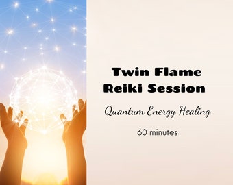 Twin Flame Reiki Healing Session | 60 Minutes | Quantum Spiritual Healing | Twin Flame Journey | Positive Energy Gift