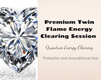 Premium Twin Flame Energy Clearing Session | Quantum Energy Cleansing | Holistic Healing Distance Session | Twin Flame Journey
