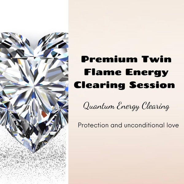 Premium Twin Flame Energy Clearing Session | Quantum Energy Cleansing | Holistic Healing Distance Session | Twin Flame Journey