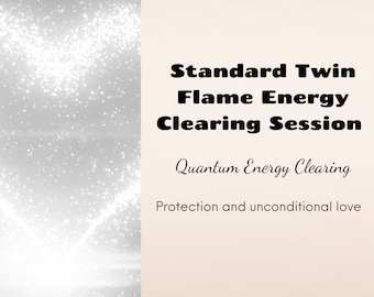 Twin Flame Energy Clearing Session | Quantum Energy Cleansing | Holistic Healing Distance Session | Twin Flame Journey | Spiritual Gift