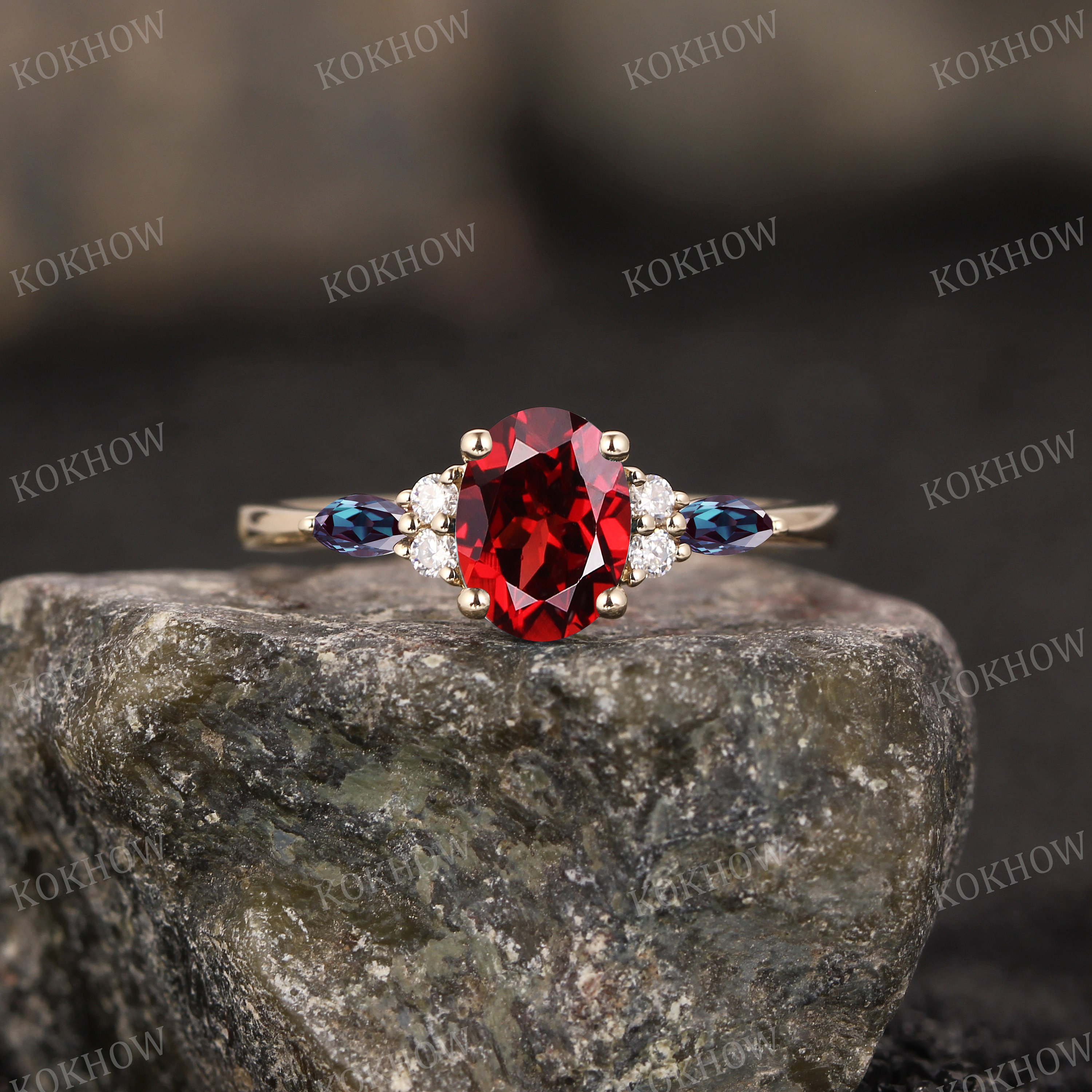 Alexandrite Garnet Etsy Singapore
