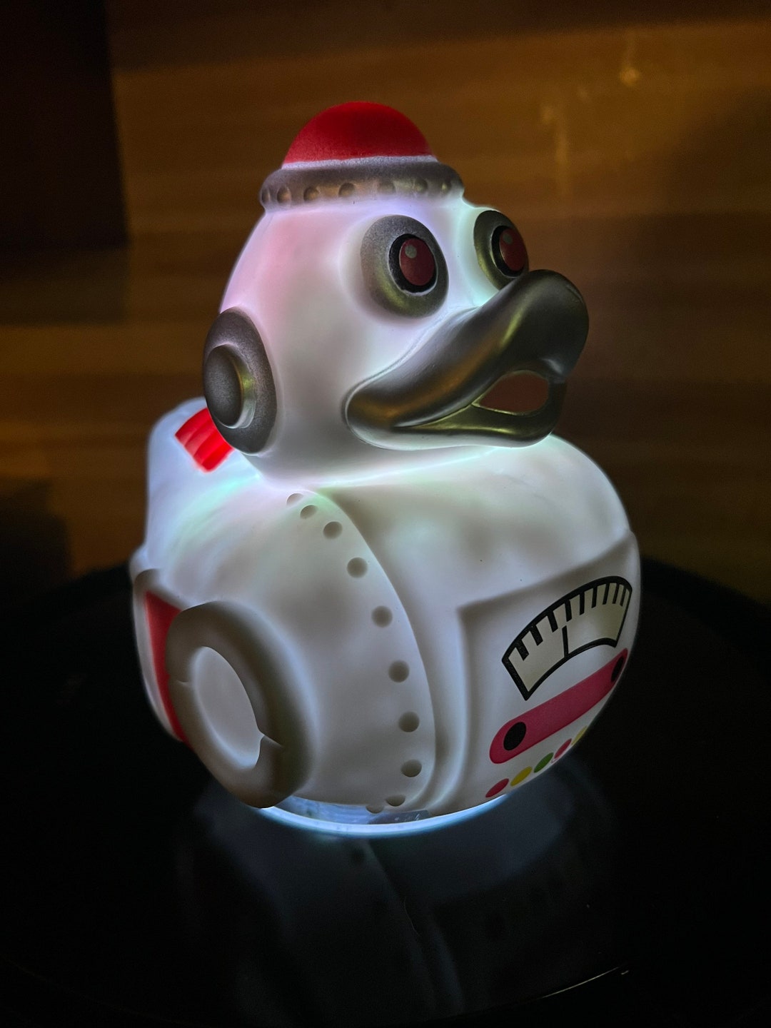 LED Light up Giant Rubber Duckrobot5.5 Inchbatteries and Remote