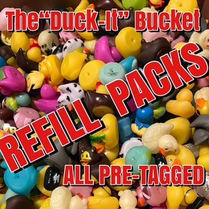 The "Duck-It" Bucket REFILL PACKS-Multiple size options-every pack is different-Bucket not included