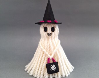Lady Ghost für Halloween-Dekoration, gruselige Hängedekoration, süße Geist-Verzierung