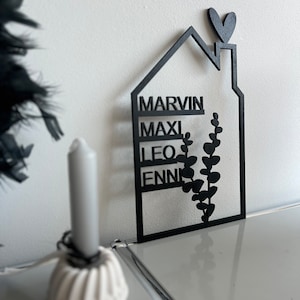 Family house personalized - house with name