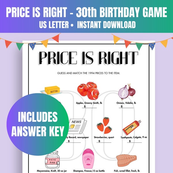 Price is Right Birthday Card - Etsy