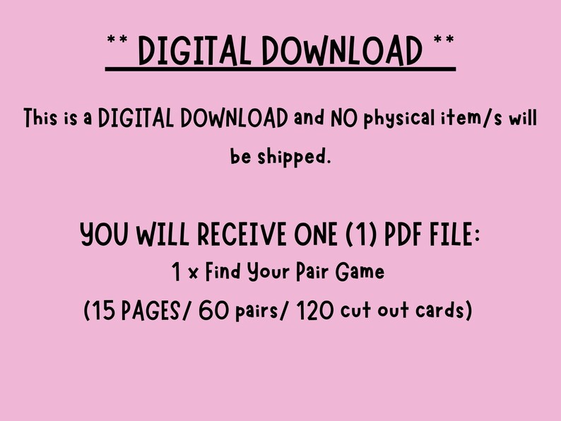 Find Your Pair Game Printable Office Ice Breaker Game Work Games Team