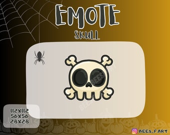 Halloween | skull | Skeleton | death | twitch discord emote