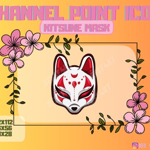 Kitsune Mask twitch channel points icon