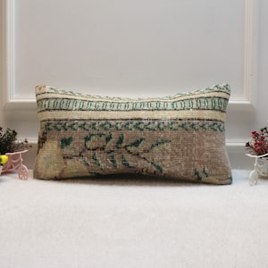 12x24 inc Kilim Pillow, Handmade Kilim Pillow, Striped Design Kilim Pillow, Sofa Pillow, Throw Pillow Case, Organic Kilim Pillow, Bed Pillow