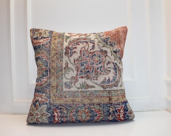 Classic Pattern Boho Cushion | Decorative Pillow for Summer & Winter Garden 27x27 ınch