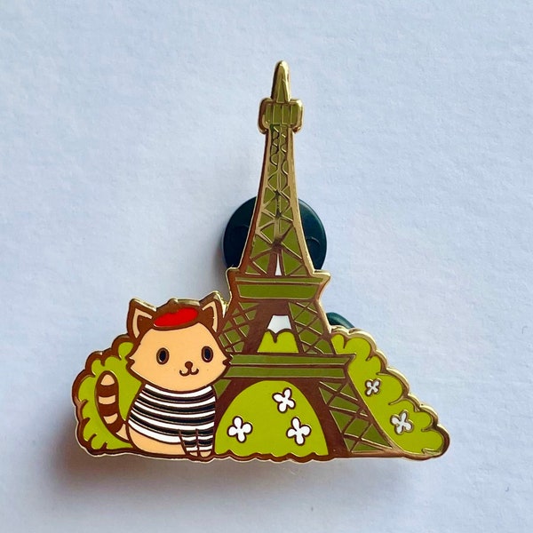 Eiffel Tower enamel pin | Paris Inspired jewelry | Pippi’s Holiday Vacation  | Arc de Triomphe | Europe Travel gift | Notre Dame