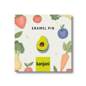 Épingle en émail avocat, cadeau de légume, insigne végétalien sain, décor de ferme de récolte d'automne