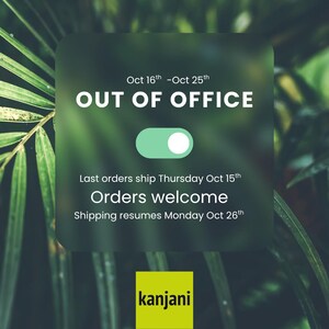 The image is a promotional graphic for a product launch, featuring a green leafy background and text announcing the release of a product on October 16th and October 25th.