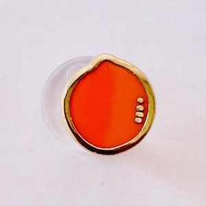 Red lentil Enamel Pin, Vegetable gift, healthy vegan lapel badge, Autumn harvest farm decor