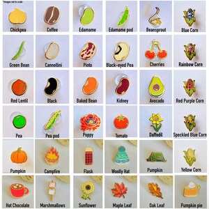 a series of pictures showing different types of pins