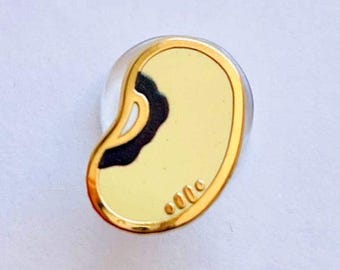 Black Eyed Pea Emaille Anstecker, Black Eyed Pea Revers Anstecker, Bauernhof Dekor, Weihnachtsgeschenk, Weihnachtsgeschenk, Adventskalender