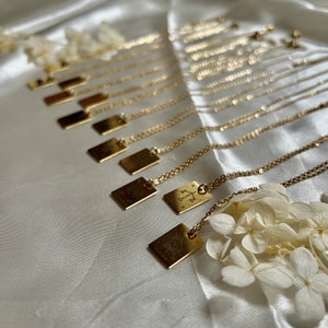 Collar de cartas de tarot / collar libre de deslustre / encanto espiritual de las mujeres / regalo para ella / cadena de oro / regalo de cumpleaños