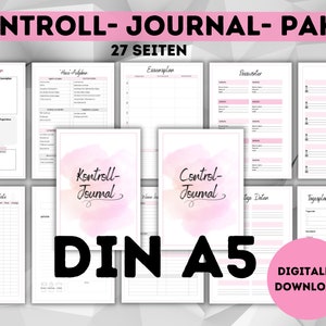 Diario di controllo del pacchetto iniziale Flylady DIN A5: liste di controllo, pulizia delle zone, routine, piani pasto e molto altro ancora. Organizza la tua casa per più ordine