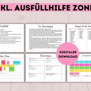 DIN A4 control journal I Flylady checklists I organizing household and life I bundle, printables, digital product to print out image 4