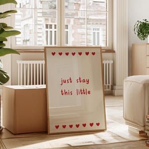 Taylor Poster Never Grow Up  Lyrics Nursery Print: Baby Room Decor Digital Download
