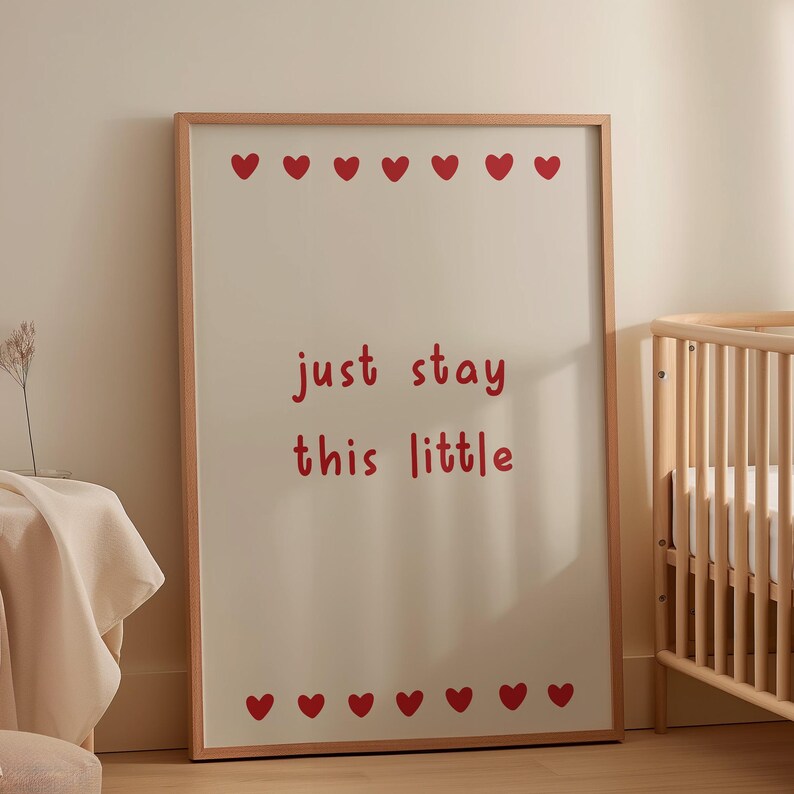 Taylor Poster Never Grow up Lyrics Nursery Print: Baby Room Decor ...
