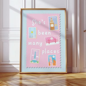 Taylor Poster: The Bolter Travel Quote, Girly Room Dorm Decor (Digital Download)