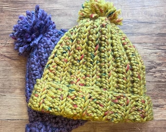 Beliebige Wolle Do Hut Häkelanleitung, Häkelmütze, Häkelmütze Muster, einfache Häkelanleitung, Chunky Hat Muster, einfach häkeln machen