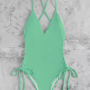 Swimsuit Pattern PDF! Sewing pattern for women. Bikini pattern PDF. Digital pattern, bikini pattern, DIY pattern.