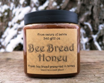 Bee Bread Honey 12oz/340g