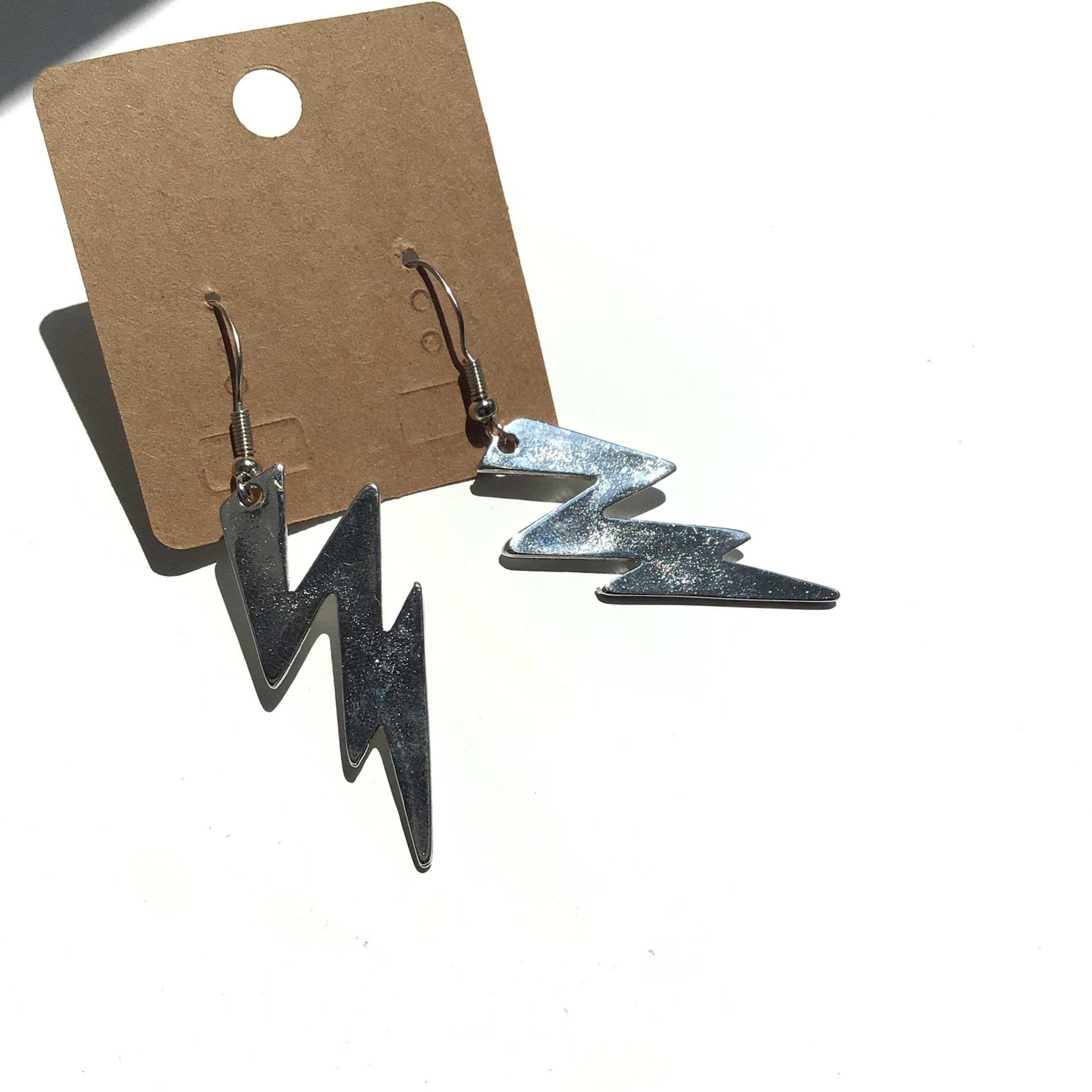 Lightning Bolt Earrings, Lightning Bolt Earrings, Thunder Earrings
