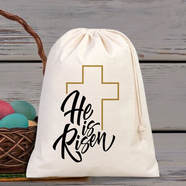 He is Risen Favor Bags - Printable Gift Bags - Favor and Candy Bags - Youth Group Bags -Religious Gift Bags - Event Bags
