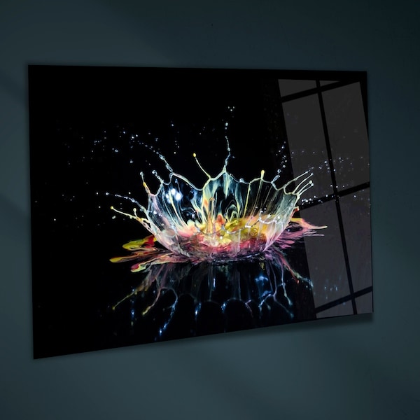 Tempered Glass Wall Art Etsy