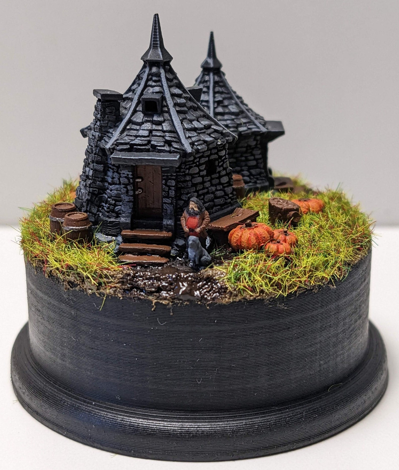 Hagrid's Hut 3D Printed and Painted Etsy