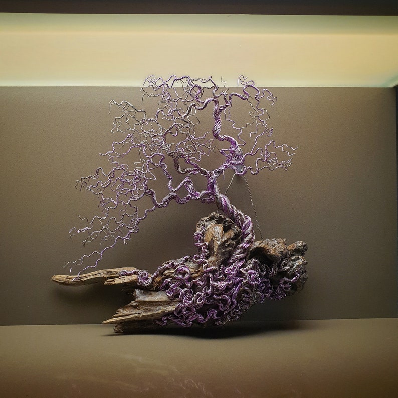 Bonsai aluminium Wire Tree Etsy