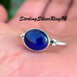 Iolite Sterling Silver Ring: Hippie Wire Band, Valentine's Gift