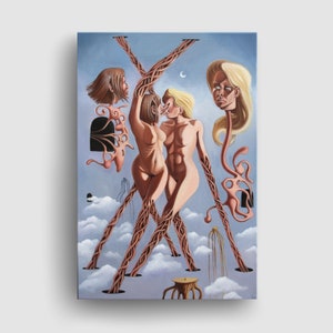 Queer Feminist Surrealism Art Print | &#39;The Abstract Concept of You&#39;