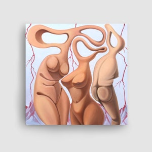 Impresión artística surrealista feminista queer / &#39;La Profecía&#39;