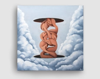 Surrealist Art Print about Suffering | 'AB AETERNO'