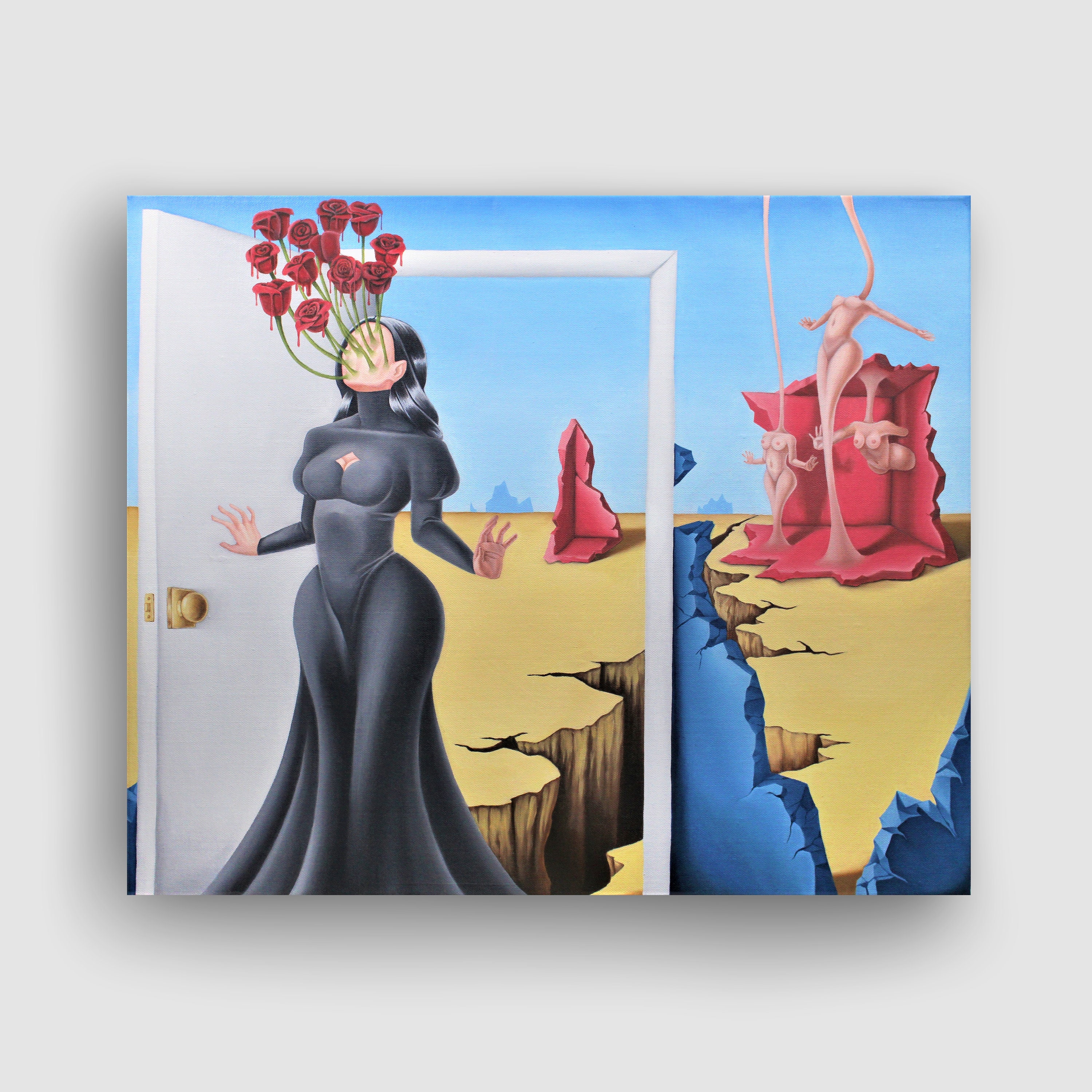 Queer Feminist Surrealism Art Print | 'This woman does not exist'