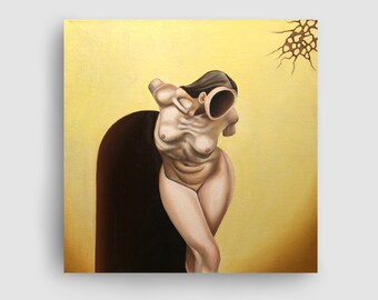 Queer Feminist Surrealism Art Print | &#39;Let Me Leave This Place&#39;