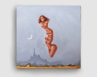 Queer Feminist Surrealism Art Print | &#39;A version of me went with you&#39;