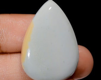 Maligano Jasper Pear Shape Cabochon Classic Top Grade Quality 100% Natural Loose Gemstone For Making Jewelry 33.5 Ct. 31X21X6 mm GN-1954