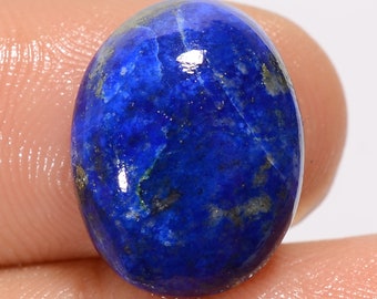 Lapis Lazuli Oval Shape Cabochon Exclusive Top Grade Quality 100% Natural Loose Gemstone For Making Jewelry 10.5 Ct. 15X11X5 mm GN-1766