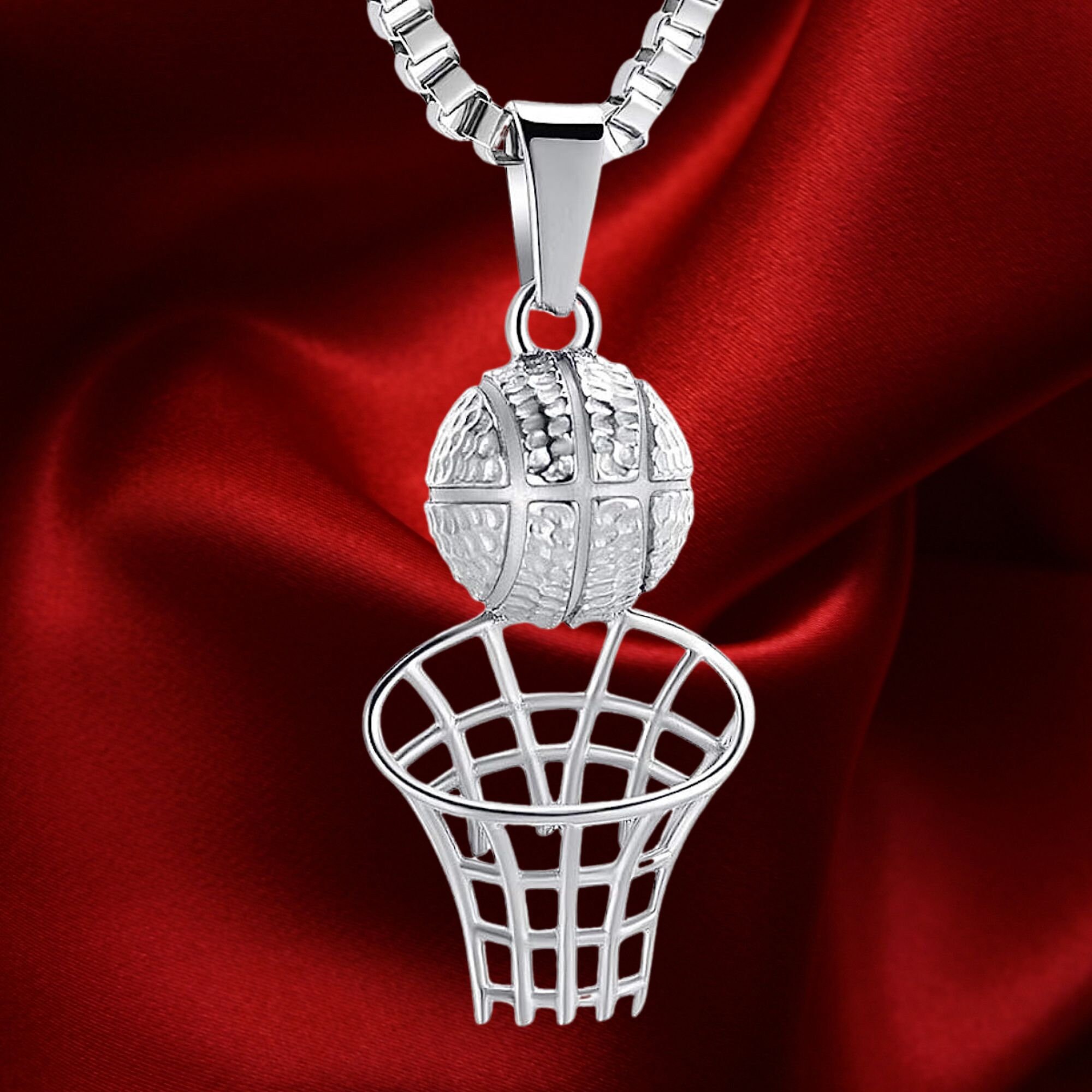 Basketball 2024 urn necklace