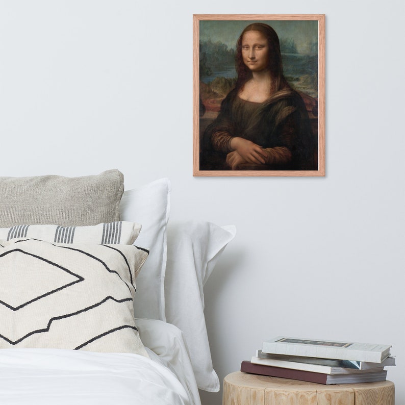 Mona Lisa by Leonardo Da Vinci Framed Wall Decor Da Vinci - Etsy