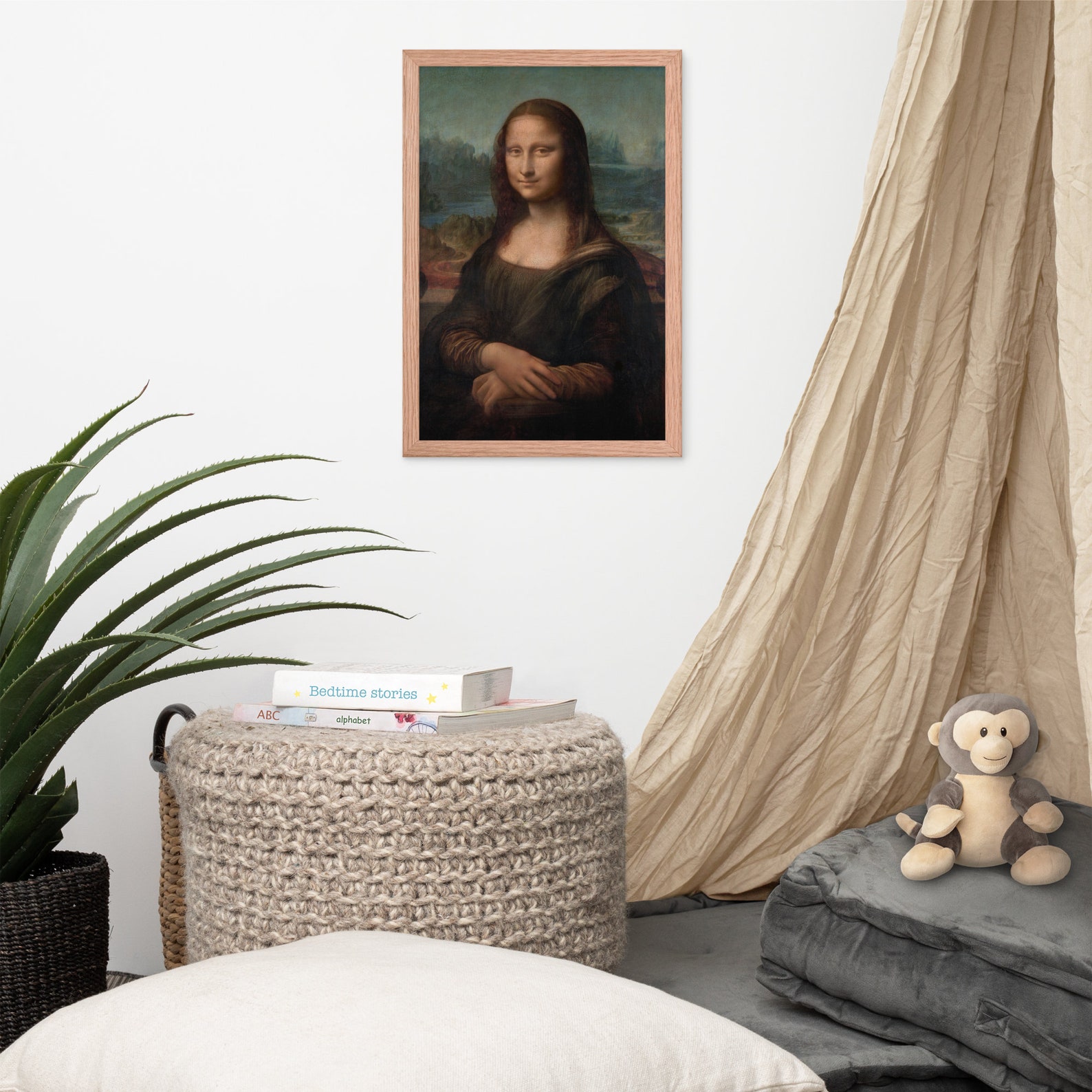 Mona Lisa by Leonardo Da Vinci Framed Wall Decor Da Vinci - Etsy