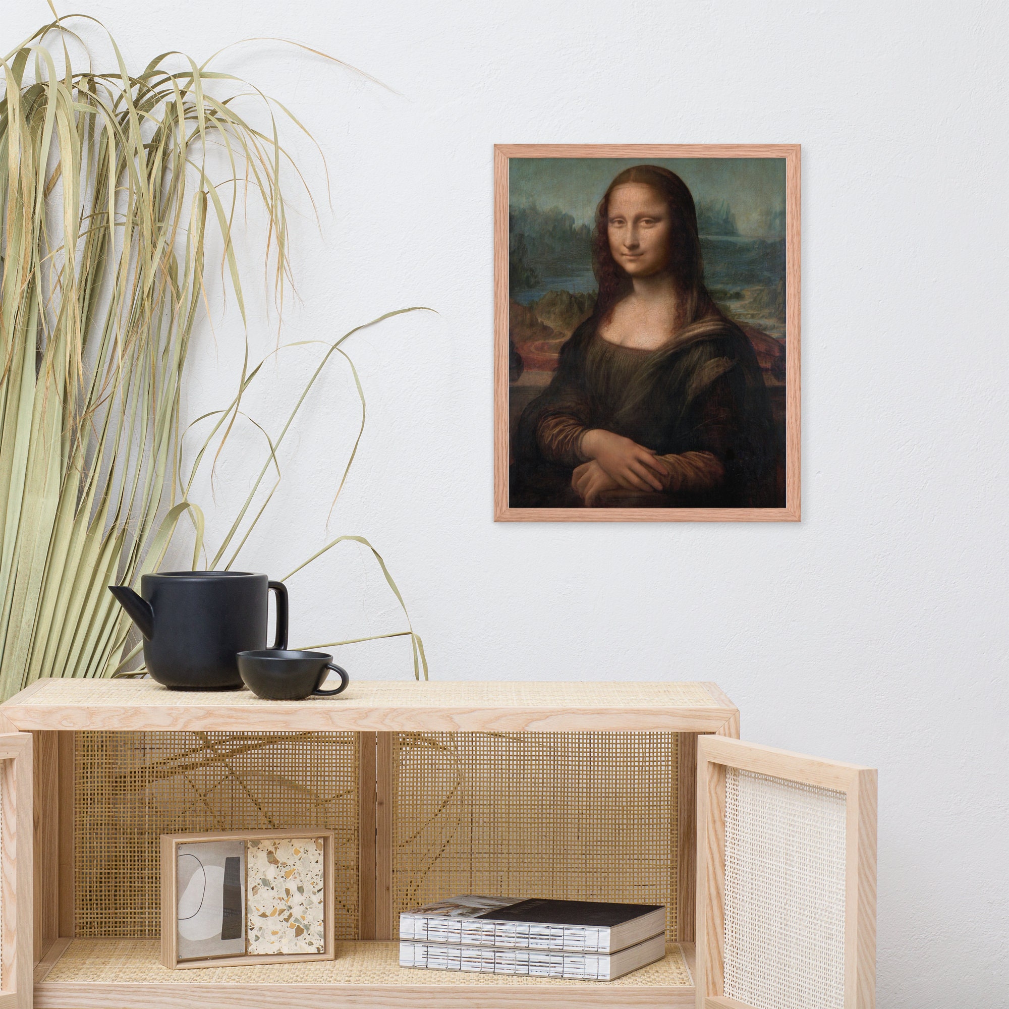 Mona Lisa by Leonardo Da Vinci Framed Wall Decor Da Vinci - Etsy